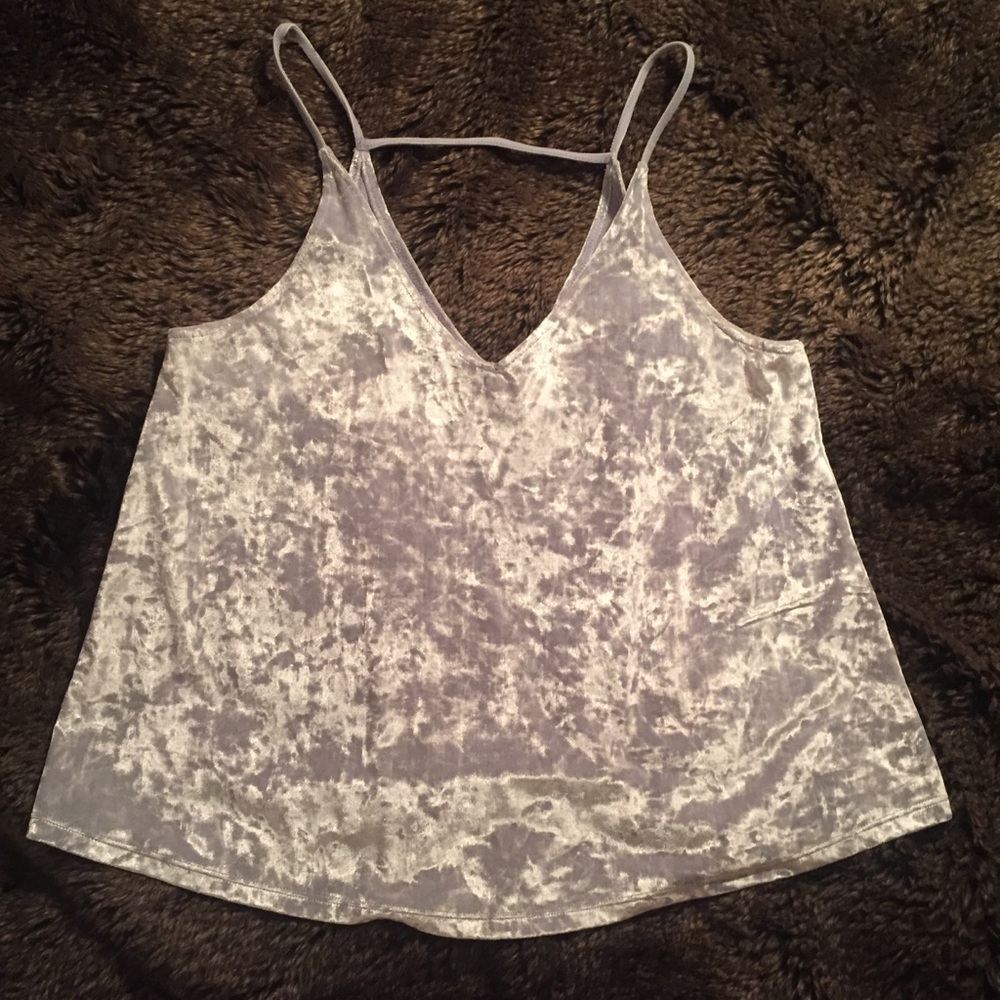 AE lavender velvet cami top